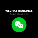 Clasificación WeChat del 26 de junio al 2 de julio de 2021